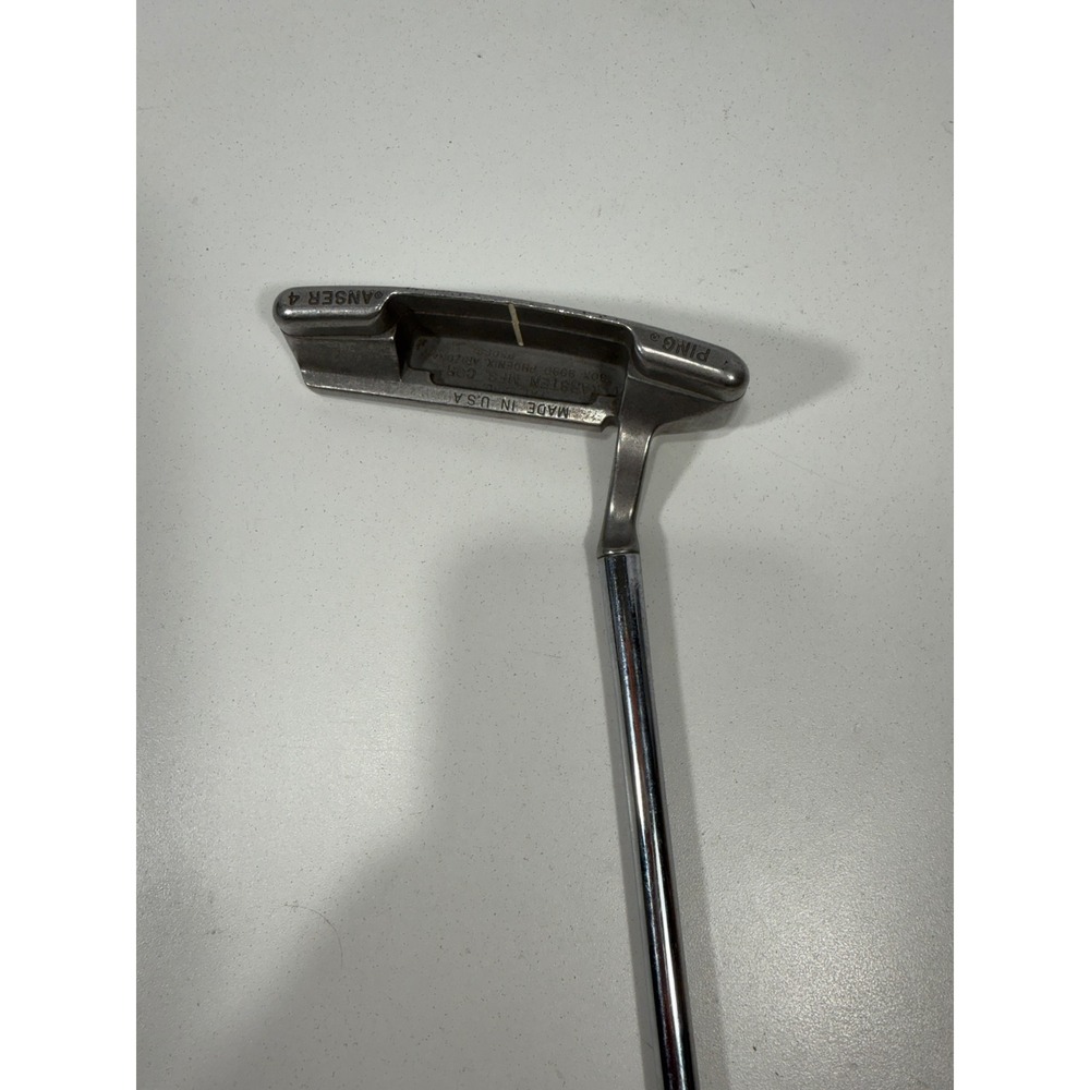 Ping Anser 4 Putter Karsten Mfg Phoenix AZ Vintage Golf Club 35 Inch Steel Shaft